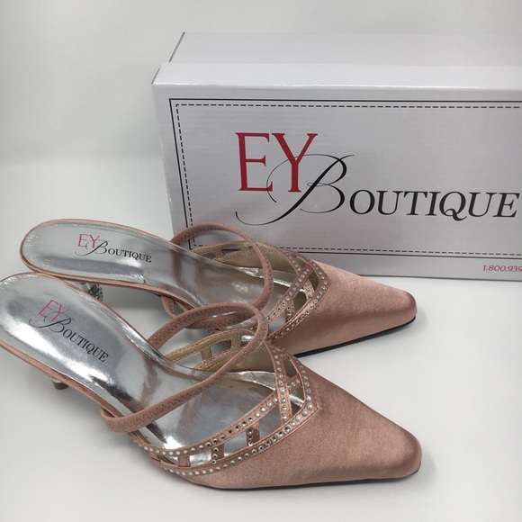 EY Boutique Women's Pink Satin 2.5 Inches … - Picture 2 of 16